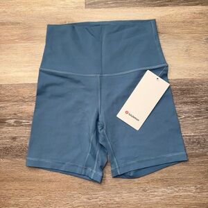 Lululemon Align HR Short 6" - Utility Blue